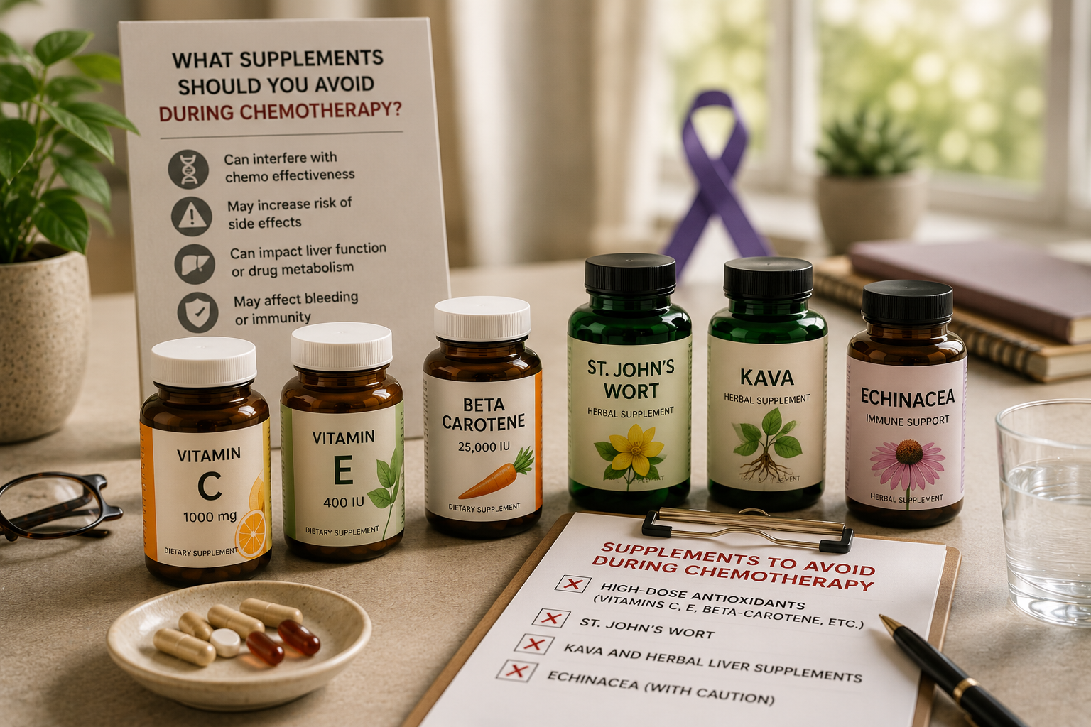 What Supplements Should You Avoid During Chemotherapy?