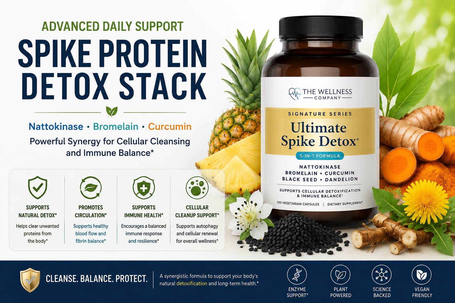 Nattokinase, Bromelain, and Curcumin: Complete Protocol Guide