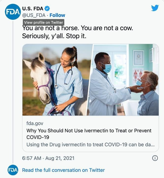 FDA Lawyers Get Caught Backpedaling, Insist Ivermectin Was Never Prohibited for Treating COVID-19