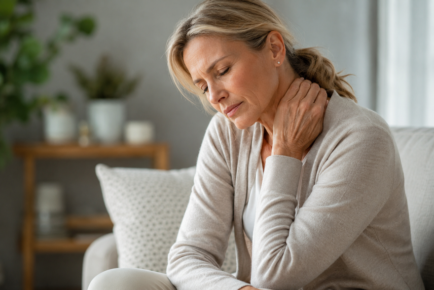 Managing pain naturally wellness illustration