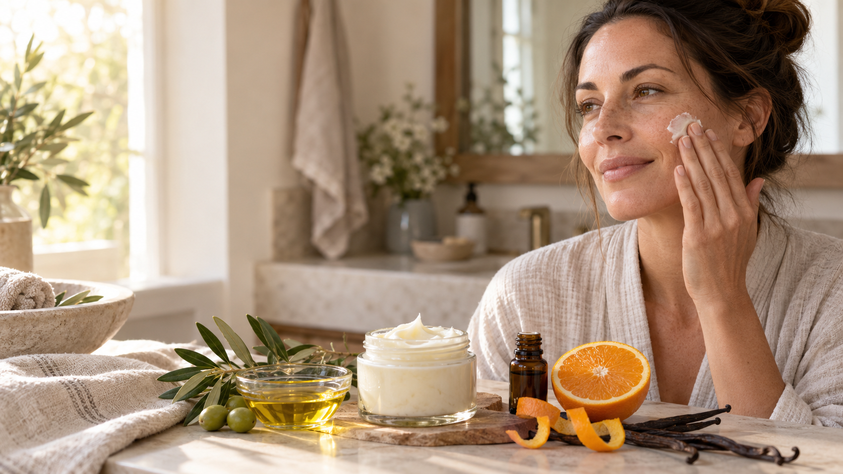 For Naturally Healthy Skin: Tallow, Olive Oil, and Essential Oils