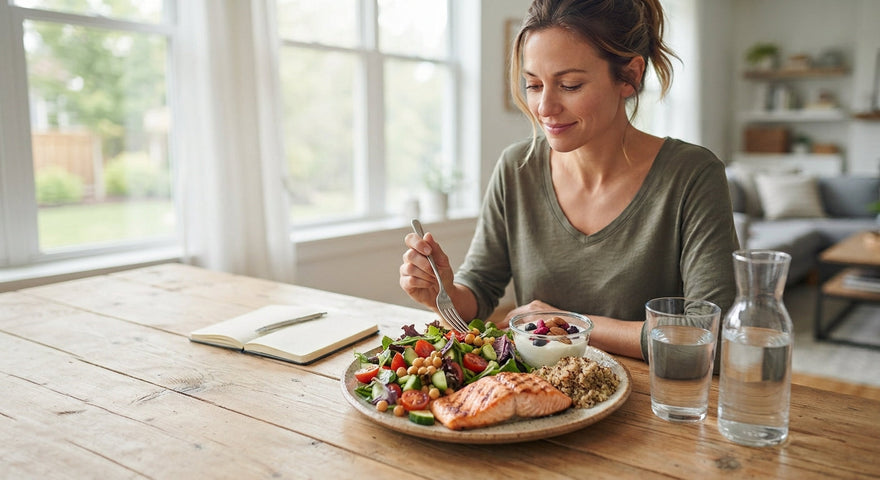 Woman eating