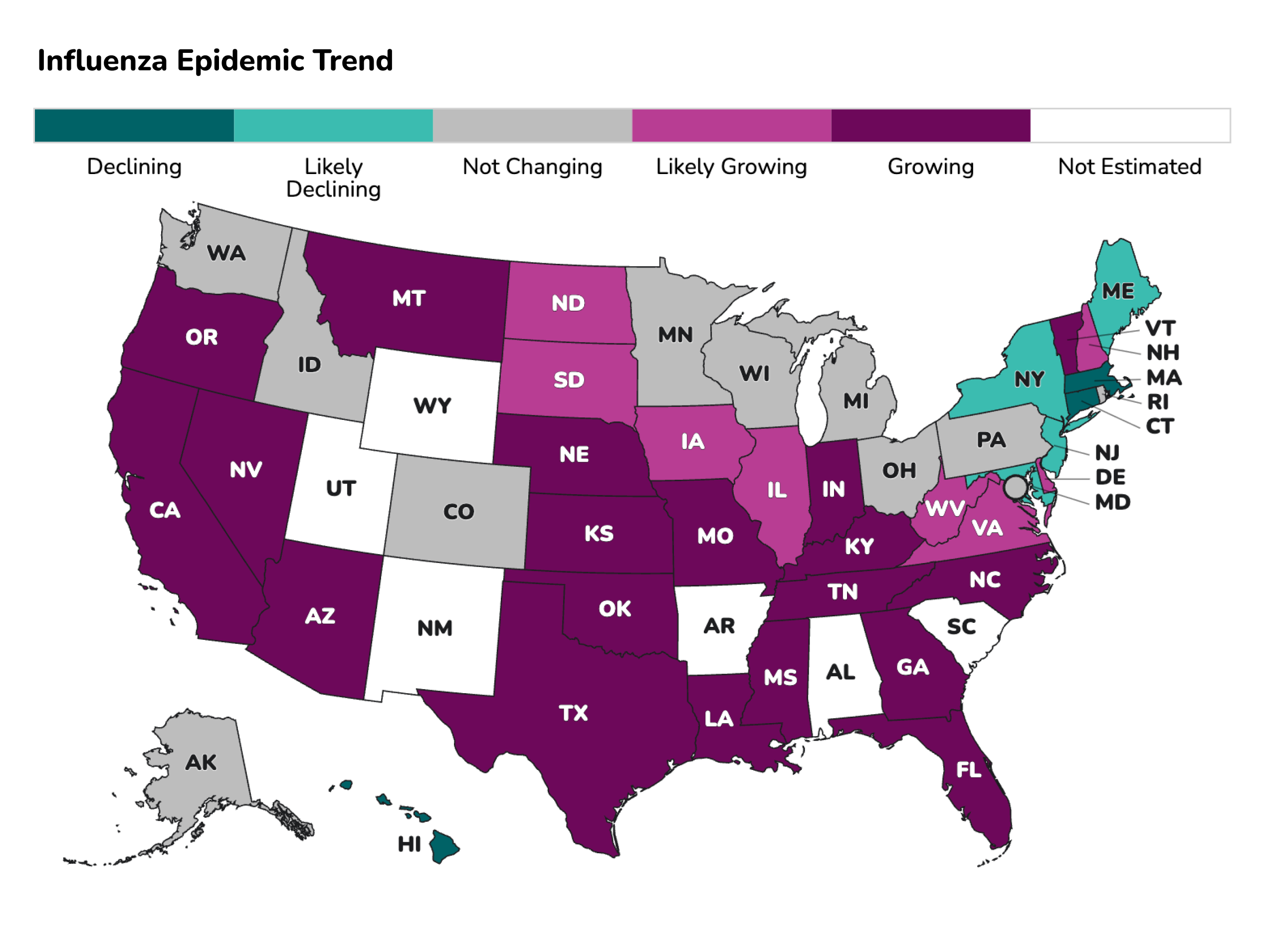 Acute Respiratory Illness Map