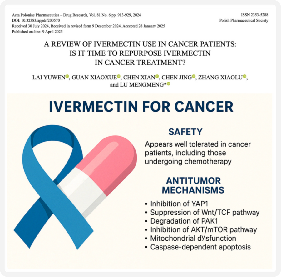 Ivermectin Shows Striking Anticancer Potential and Remarkable Safety
