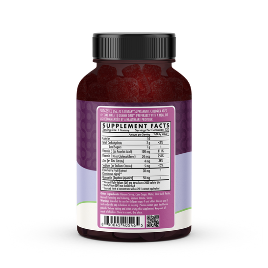 Super Immune Elderberry Gummies