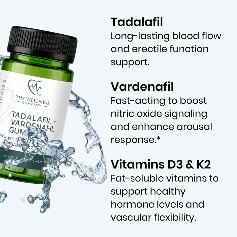 Tadalafil + Vardenafil Gum