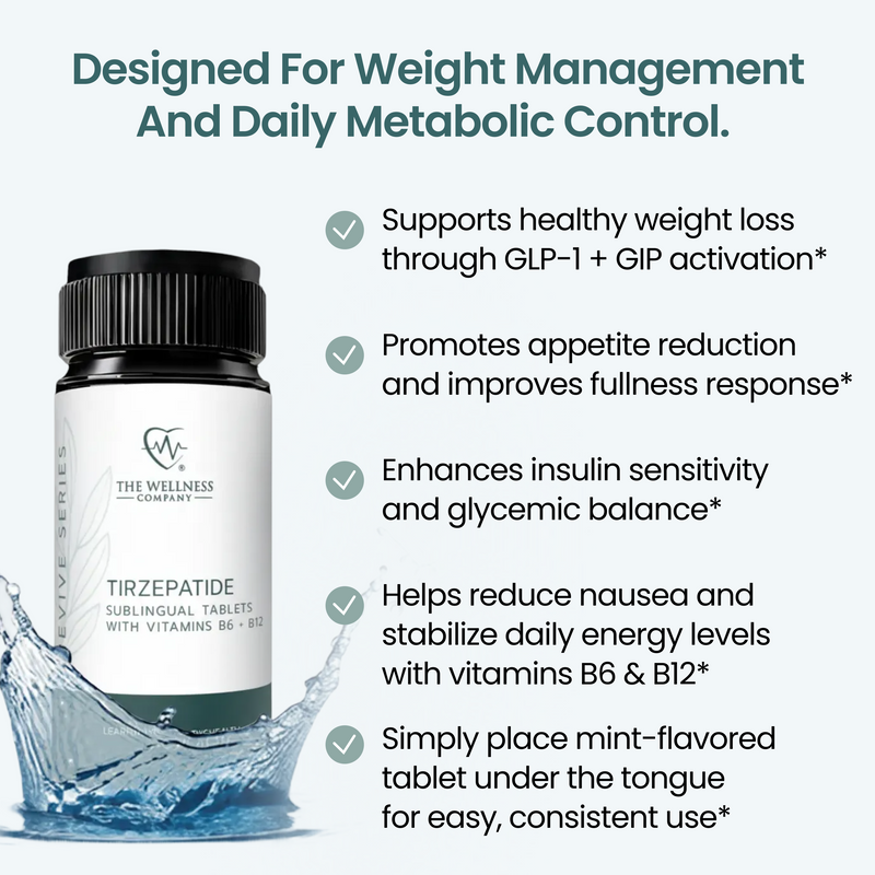 Tirzepatide + B6 + B12