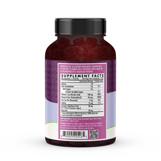 Super Immune Elderberry Gummies