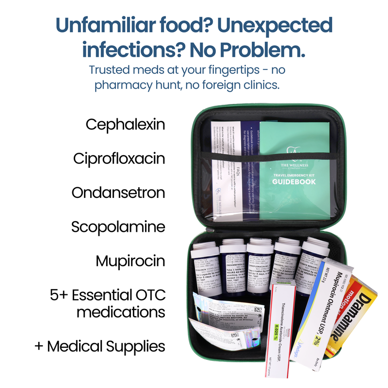 Travel Emergency Kit contents