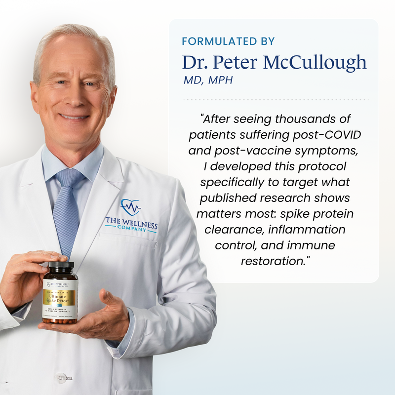 Formulated by Dr. Peter McCullough, thousands of patients seen post-COVID and vaccine