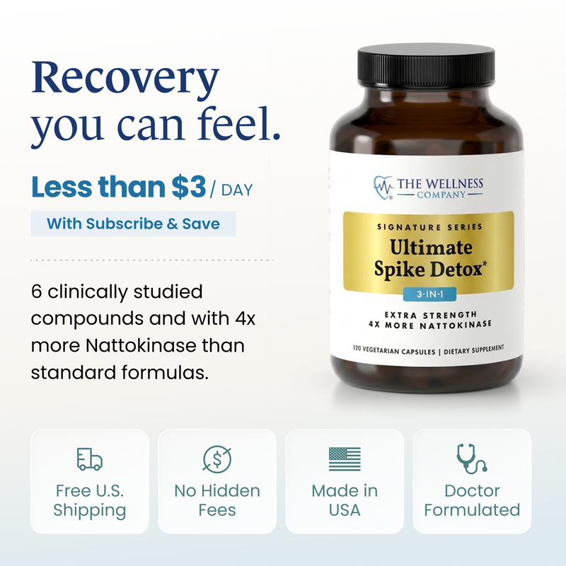 Recovery You Can Feel, 6 clinically studied compounds, 4x nattokinase, subscribe and save