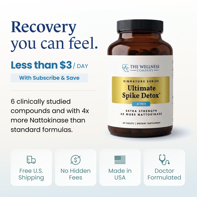 Recovery You Can Feel.
Less than $3/day with subscribe & save
Free U.S. Shipping, No Hidden Fees, Made in USA, Doctor Formulated
