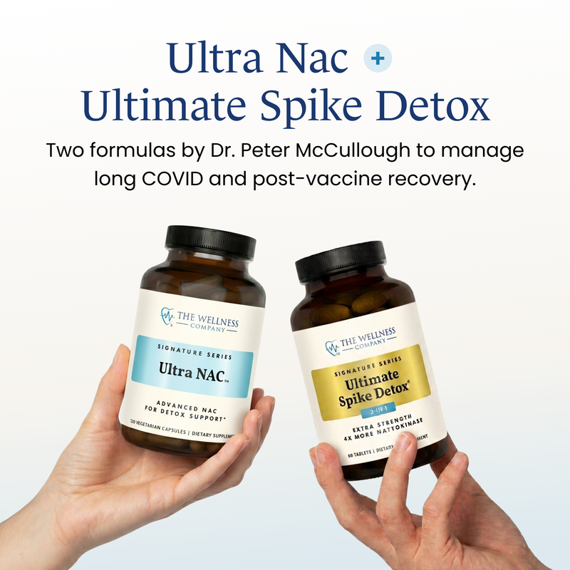 Two Formulas by Dr. Peter McCullough to manage long COVID and post-vaccine recovery.