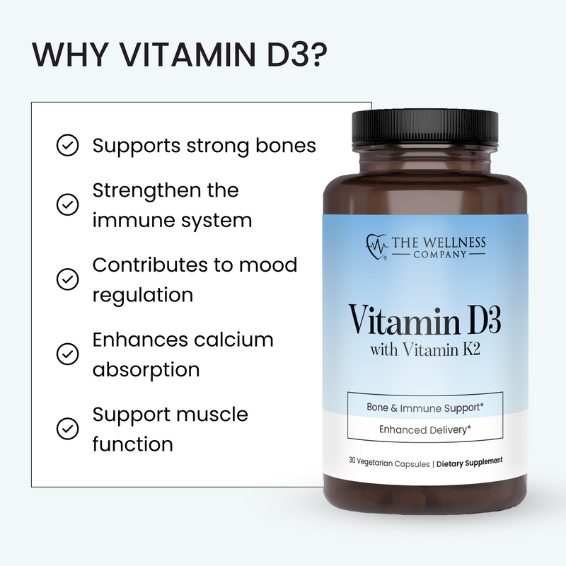 Vitamin D3 + K2