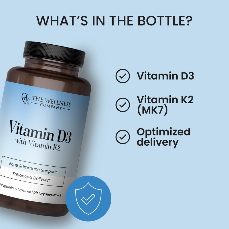 Vitamin D3 + K2