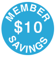 Member savings badge