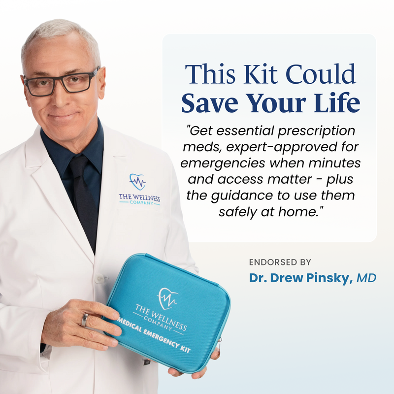 Dr. Drew Pinsky endorsing the Medical Emergency Kit
