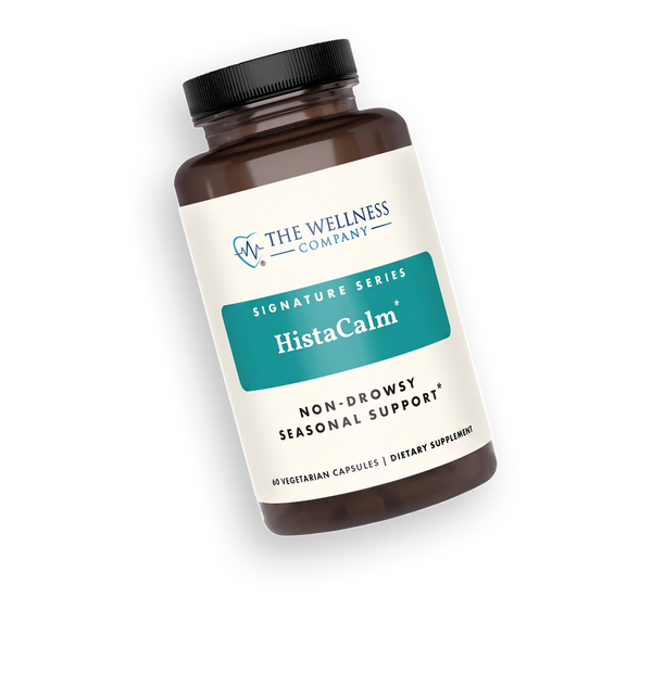 HistaCalm non-drowsy seasonal support supplement bottle