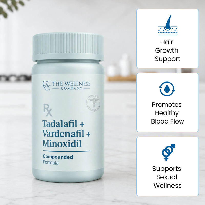 Tadalafil + Vardenafil + Minoxidil