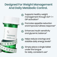 Tirzepatide designed for weight management and daily metabolic control