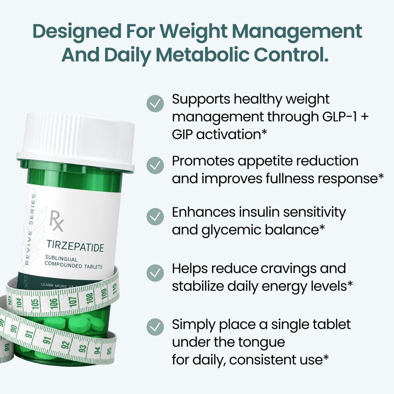 Tirzepatide designed for weight management and daily metabolic control