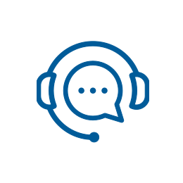 Customer support headset icon
